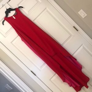 Asher red / pink dress NWOT small